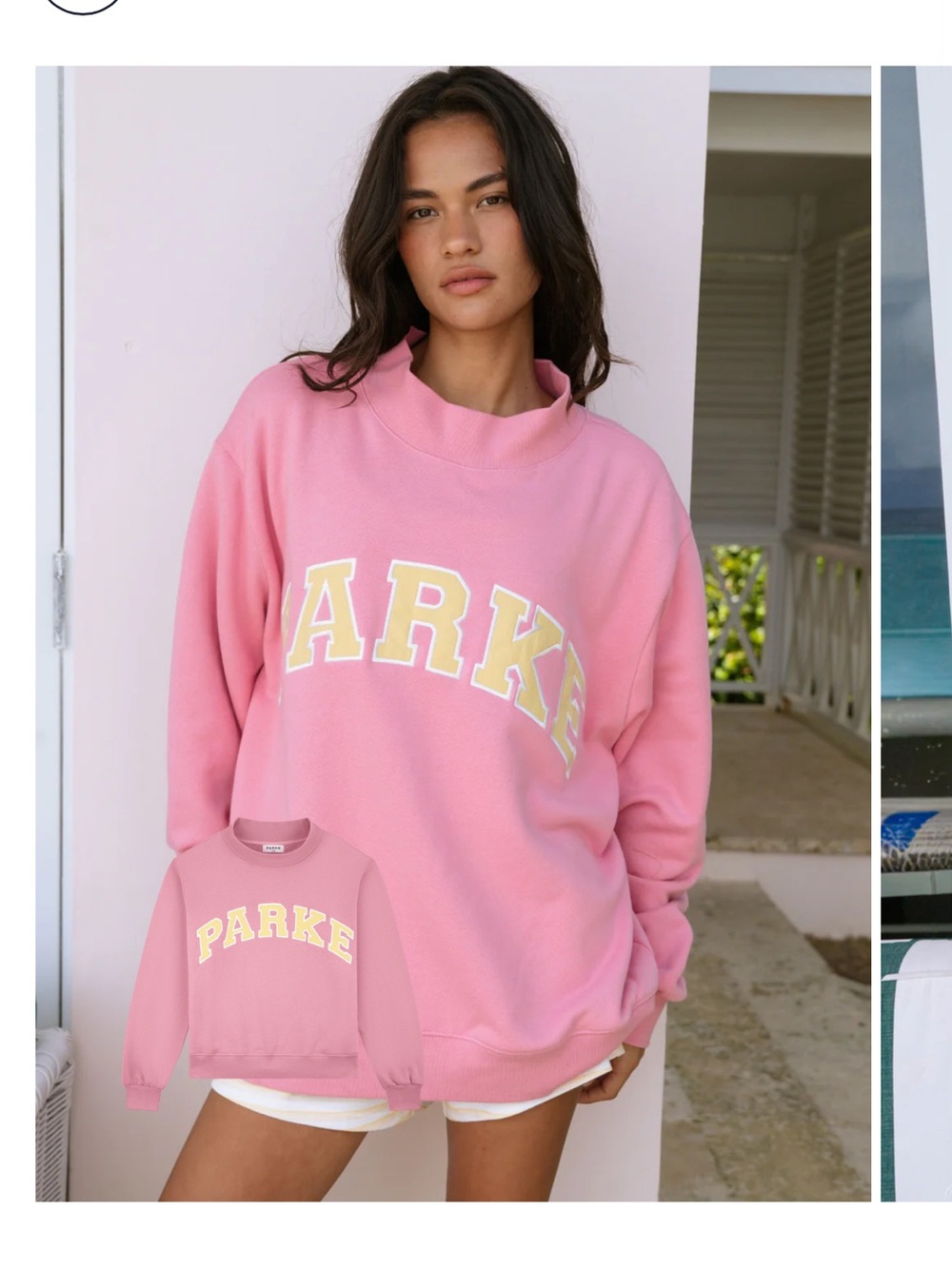 Parke Summerland Starburst Mockneck (S/M) NWT